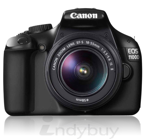 CANON EOS DSLR CAMERA WITH 18-55 IS MK II LENS 4GB CARD